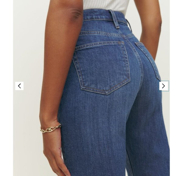 Wilder high rise wide leg cropped jeans (stretch) - Picture 4 of 10